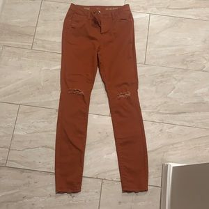 Rust Skinny Jeans